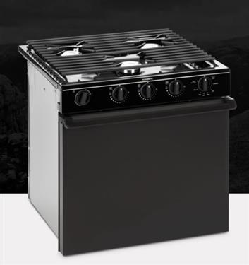 Dometic 50443 3 Sealed Burner Piezio Range - R2131-BBPCMO