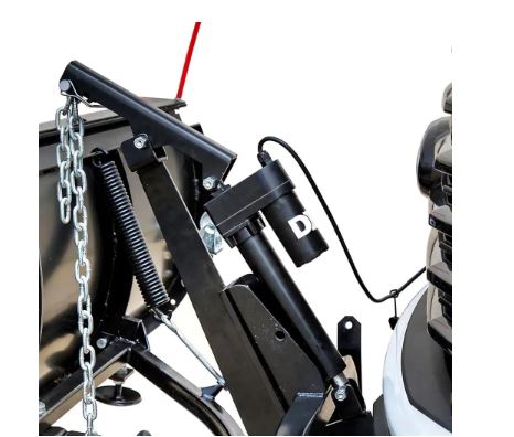 DK2 88 in. x 26 in. Heavy-Duty Universal Mount T-Frame Snow Plow Kit with Actuator and Wireless Remote