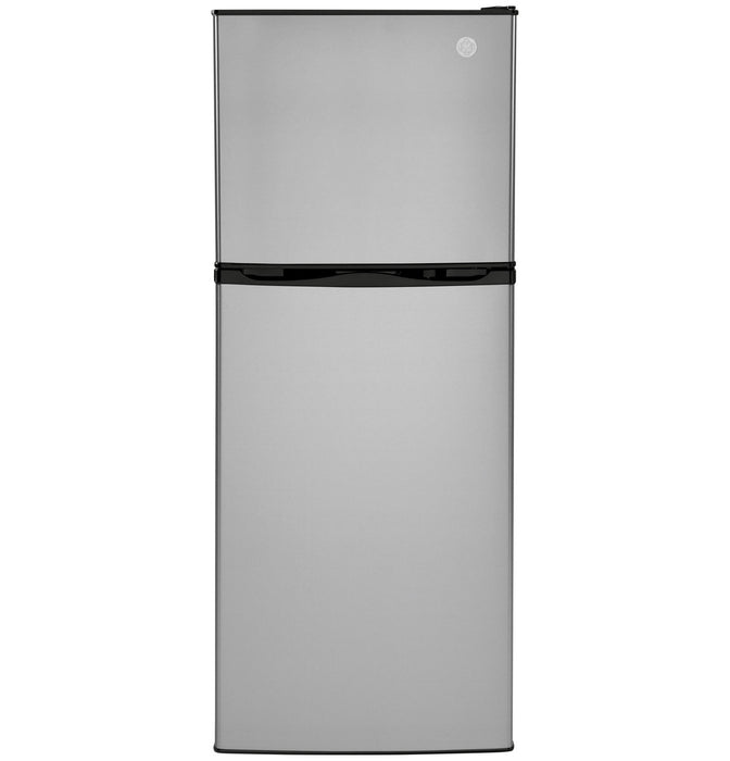 Ge Appliances 9.8 Cu. Ft. 12 Volt DC Power Top-Freezer Refrigerator-Stainless Steel