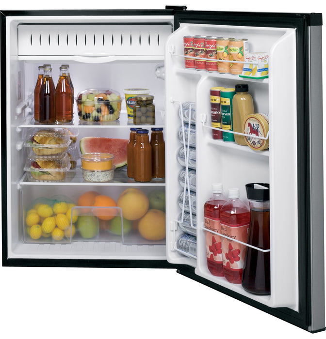 Ge Appliances 5.6 Cu. Ft. 12 Volt DC Power Compact Refrigerator-Stainless Steel