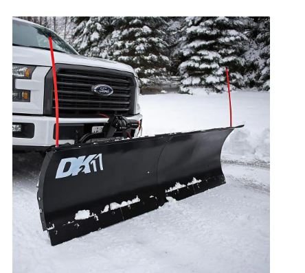 DK2 88 in. x 26 in. Heavy-Duty Universal Mount T-Frame Snow Plow Kit with Winch and Wireless Remote