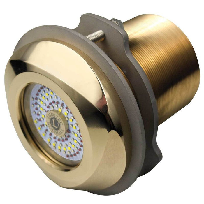 Lumitec Seablaze Typhoon Through-Hull Underwater Light, White/Blue