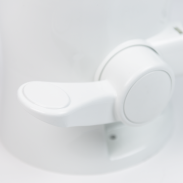 Dometic 302311671 Revolution 311 Low Profile Foot Flush RV Toilet White