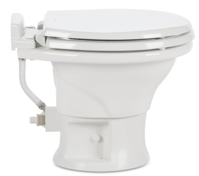 Dometic 302311771 Revolution311 Low Profile Foot Flush Toilet White