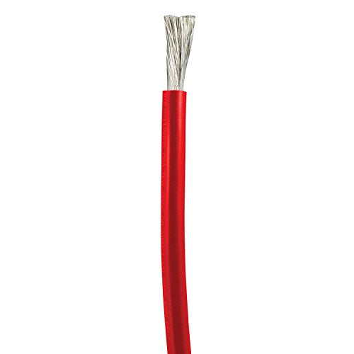 Ancor Marine Grade Primary Wire and Battery Cable (Red, 25 Feet, 4 AWG)