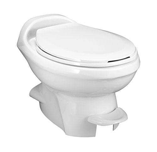 Aqua-Magic Style Plus RV Toilet / Low Profile / White - Thetford 34433