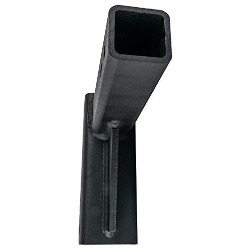 BulletProof Hitches 2.5" Adjustable Medium Duty (14,000lb Rating) 4" Drop/Rise Trailer Hitch with 2" and 2 5/16" Dual Ball (Black Textured Powder Coat)