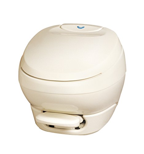 Aqua-Magic Bravura RV Toilet Pedal Flush / Low Profile / Parchment - Thetford 31119
