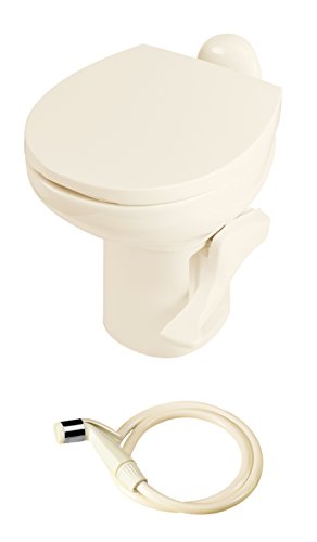 Aqua Magic Style II RV Toilet with Water Saver / High Profile / Bone - Thetford 42064