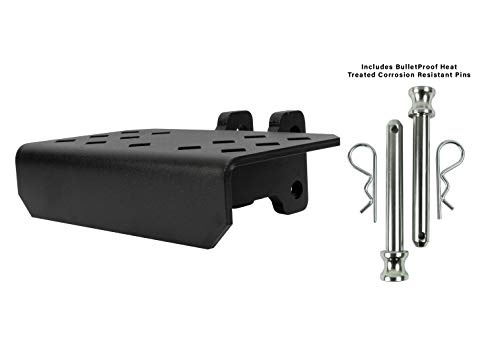 BulletProof Hitches Step Attachment (Steel, Black Textured Powder Coat, Rated to 1,000lbs) for Retreiving Items from Bed, Rack, Toolbox