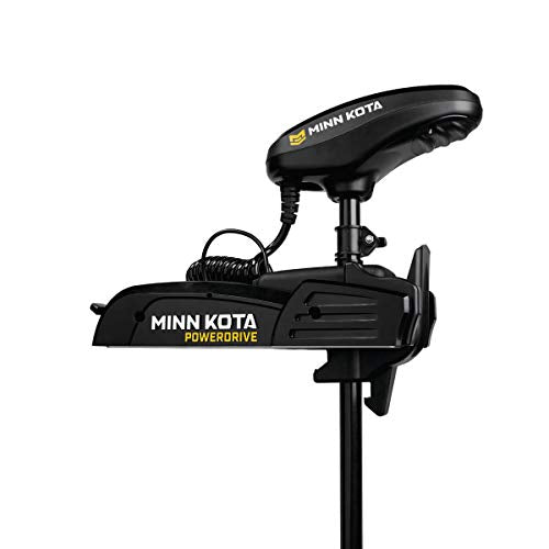 Minn Kota 1358745 Pontoon Freshwater Electric-Steer Bow-Mount Trolling Motor with Digital Maximizer & PowerDrive Foot Control, 55 lbs Thrust, 48" Shaft