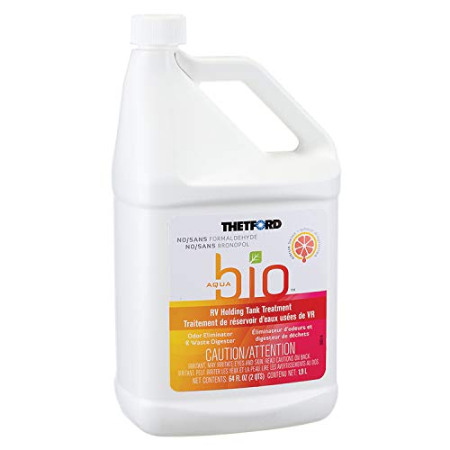Thetford AquaBio 96610 RV Holding Tank Treatment Citrus Twist Scent, Formaldehyde Free 64 Oz Liquid