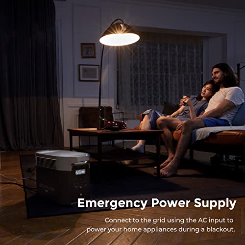 EF ECOFLOW Delta Max Smart Extra Battery, 2016Wh Capacity, Expand Delta Max(1600/2000) up to 5644/6048Wh, Fast Charging, Extra Battery for Home Backup, Emergency, Outdoor Camping or Travel
