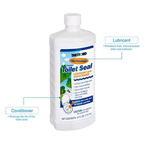 Thetford RV Toilet Seal Lube and Conditioner - Toilet Seal Lubricant - 24 oz 36663