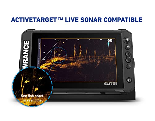 Lowrance Elite FS 9 Fish Finder with ActiveTarget Live Sonar, Preloaded C-MAP Contour+ Charts