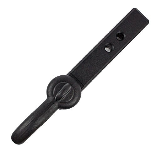 BulletProof Hitches 2.0" Extreme Duty Receiver Shackle (30,000lb. Rating) with D-Ring/Clevis (Black Textured Powder Coat, Solid Steel)