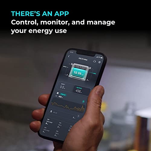 EF ECOFLOW Delta Max Smart Extra Battery, 2016Wh Capacity, Expand Delta Max(1600/2000) up to 5644/6048Wh, Fast Charging, Extra Battery for Home Backup, Emergency, Outdoor Camping or Travel