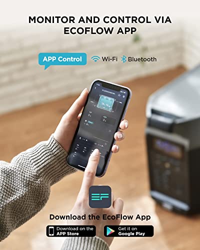 EF ECOFLOW DELTA Pro Portable Home Battery(LiFePO4), 3.6KWh Expandable Portable Power Station, Huge 3600W AC Output, Solar Generator (Solar Panel Not Included) For Home Backup, RV, Travel, Outdoor Camping