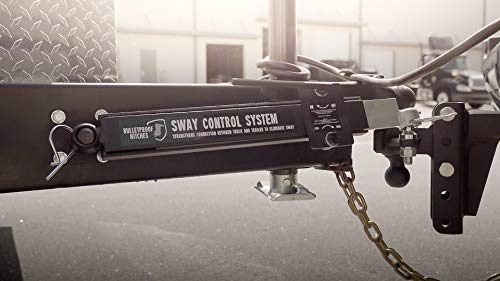 BulletProof Hitches Sway Control System for Reducing Trailer Sway - Attaches to Sway Control Ball Mount