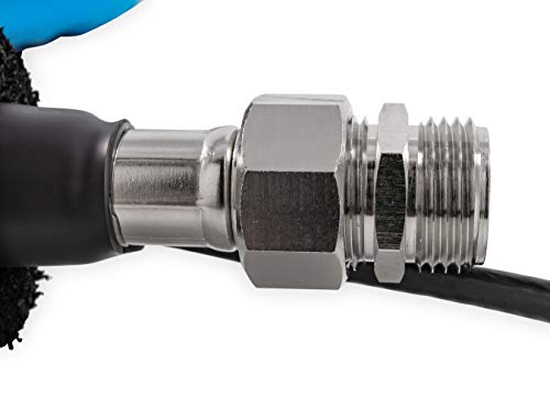 Camco 22912 50 Feet Taste Pure Heated Drinking Water Hose with Thermostat - Lead Free