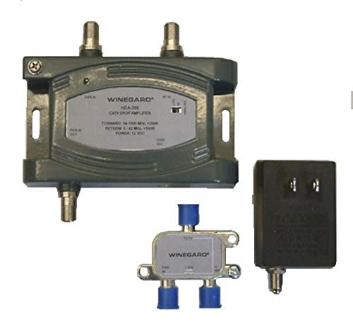 Winegard HDA-200 Distribution Amplifier Adjustable Gain 5-1000 MHz 24dB