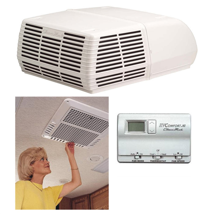 Coleman Mach3 13.5K Ducted White Air Conditioner  -  Roof, Ceiling & Thermostat