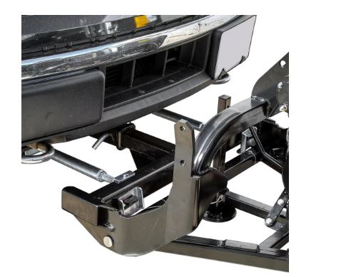 DK2 88 in. x 26 in. Heavy-Duty Universal Mount T-Frame Snow Plow Kit with Winch and Wireless Remote