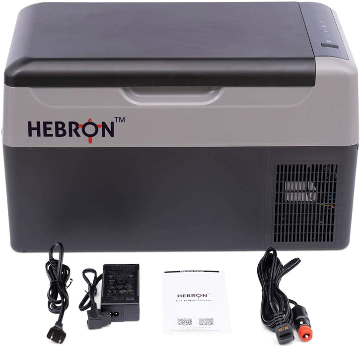 Hebron 21Q AC/DC Portable Refrigerator - Efficient Car Fridge-Freezer
