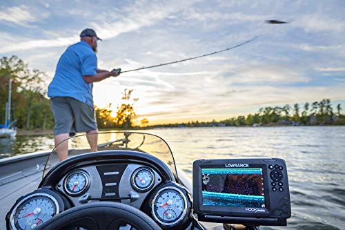 Lowrance HOOK Reveal 7x SplitShot - 7-inch Fish Finder with SplitShot Transducer, GPS Plotter