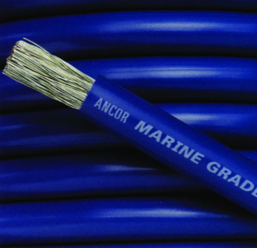 Ancor Marine Grade Primary Wire and Battery Cable (Black, 25 Feet, 2 AWG)