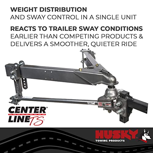 Husky 32217 Center Line TS with Spring Bars - 600 lb. to 800 lb. Tongue Weight Capacity (2-5/16" Ball)