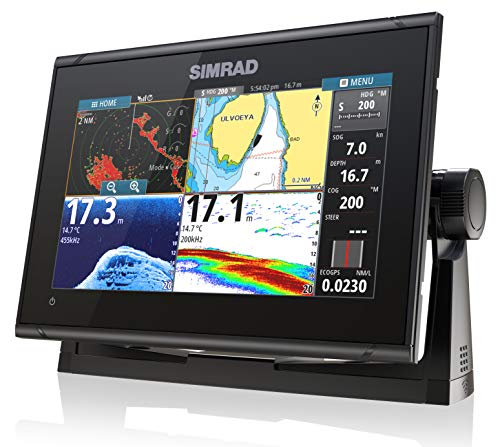 Simrad GO9 XSE - 9-inch Chartplotter with Active Imaging 3-in-1 Transducer, C-MAP Discover Chart Card