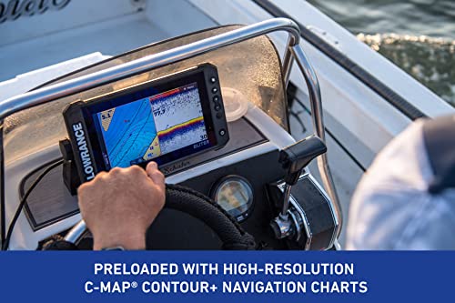 Lowrance Elite FS 9 Fish Finder with ActiveTarget Live Sonar, Preloaded C-MAP Contour+ Charts