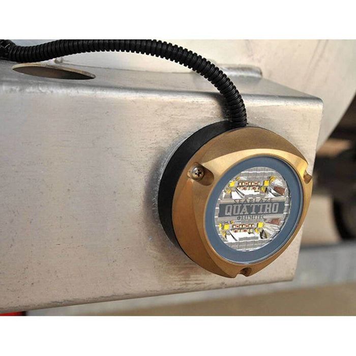Lumitec Zambezi Quattro Surface Mount Underwater Light, Spectrum Full Color