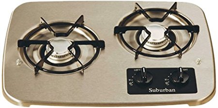 Suburban Drop-In Cooktop 2-Burner Black