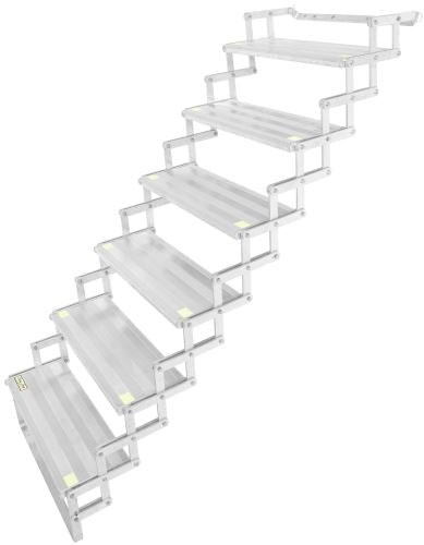 TorkLift A7806 GlowStep Scissor Steps for RVs-6 Steps-8" Deep x 20" Wide-350 lbs