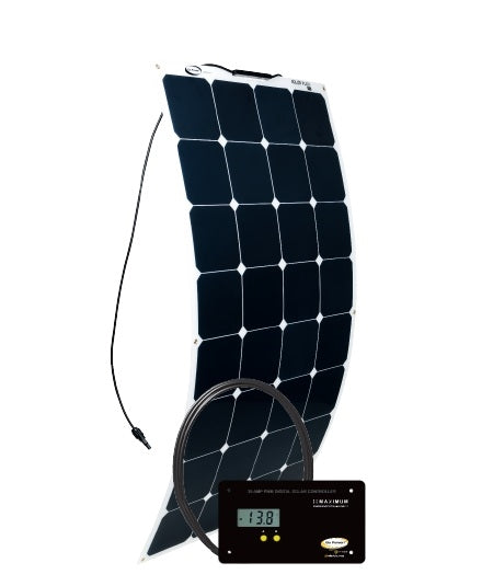 Go Power GP-Flex-100 100 Watt Solar Kit w. 30A Digital Controller