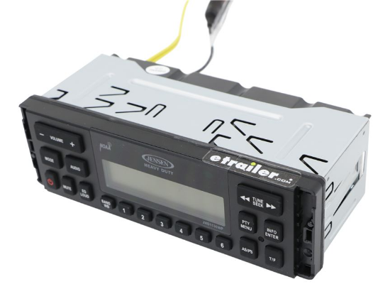 Jensen Heavy Duty Waterproof Stereo - AM-FM - RBDS - Weatherband - JHD1130WP