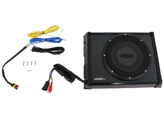 Jensen Marine Amplified Subwoofer - 8" - 200 Watt - JMPSW800