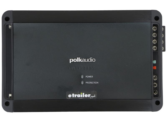 Polk Marine Amplifier w- Crossover Filters - 4 Channel - 12 Volts - 400 Watts-PAD4000.4