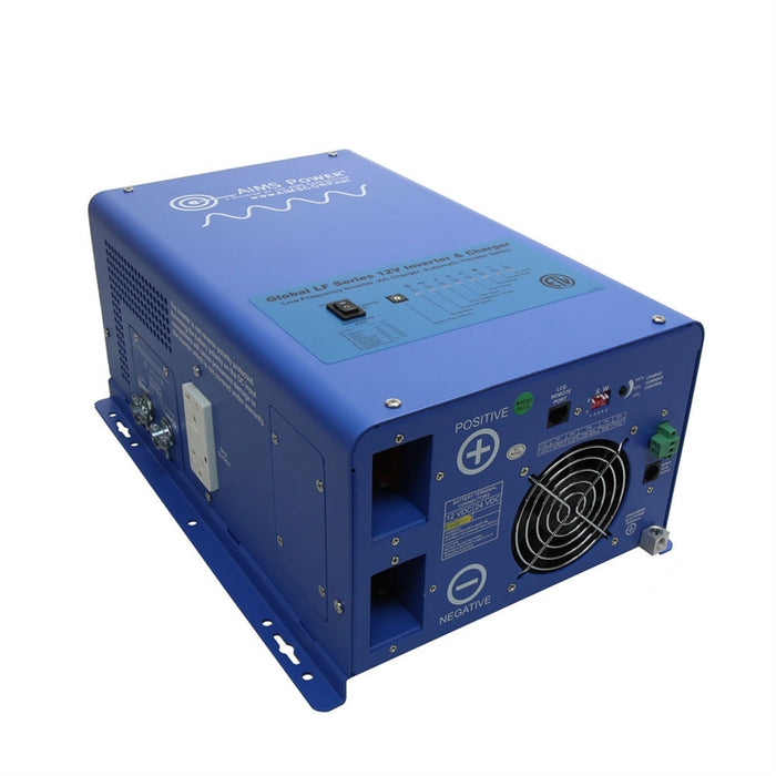 AIMS Power 3000 Watt Pure Sine Inverter Charger - ETL Certified Conforms to UL458 Standards
