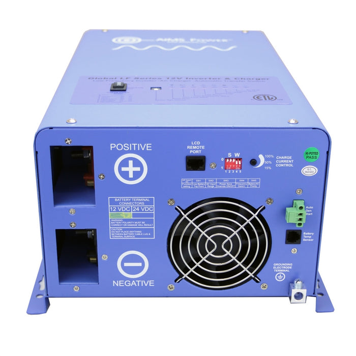 AIMS Power 3000 Watt Pure Sine Inverter Charger - ETL Certified Conforms to UL458 Standards