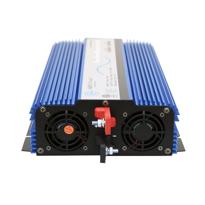 AIMS Power 1500 Watt Pure Sine Inverter 12Vdc ETL Listed to UL 458