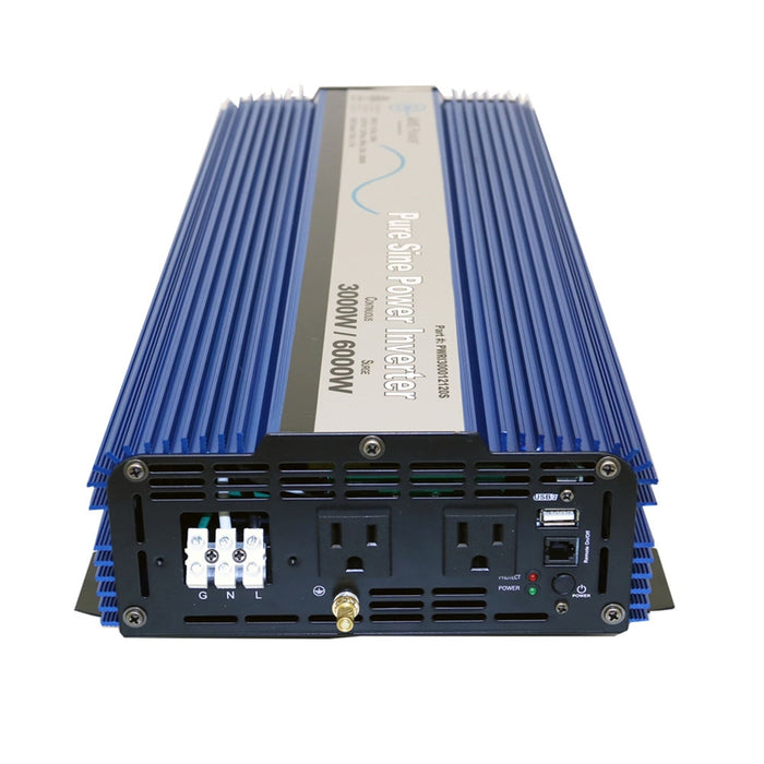 AIMS Power 3000 Watt Pure Sine Inverter ETL Certified conforms to UL 458