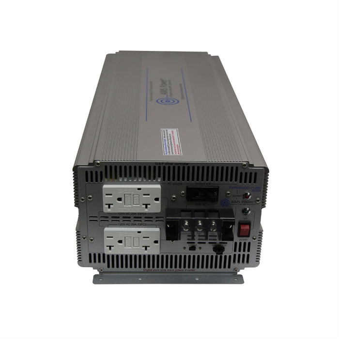 AIMS Power 5000 Watt Pure Sine Inverter - 12 volt 50-60 hz Industrial