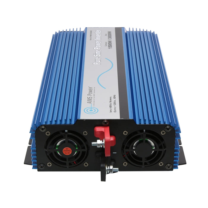 AIMS Power 1200 Pure Sine Inverter with Transfer Switch - ETL Certified Conforms to UL458 Standards Hardwire Only