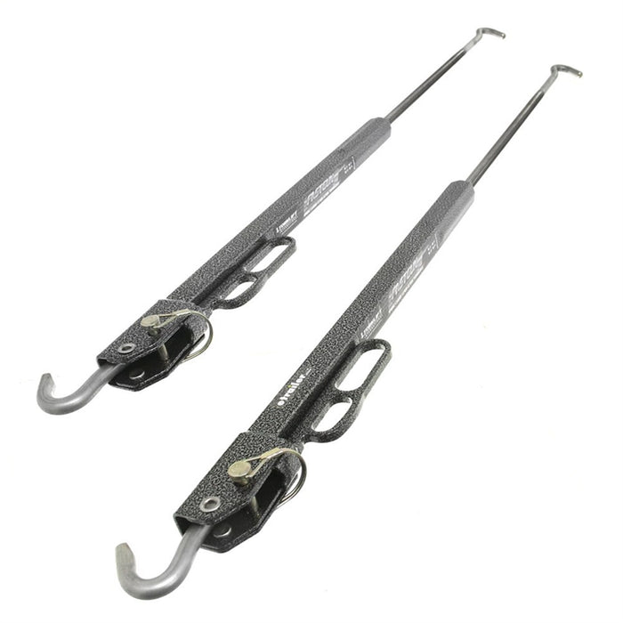 TorkLift FastGun Turnbuckles for Frame-Mounted Tie-Downs-Stainless-Gray - Qty 2